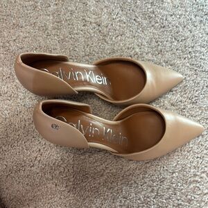 Calvin Klein Tan Stiletto Heels